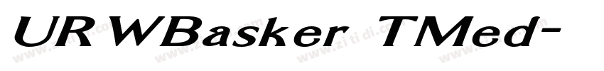 URWBasker TMed字体转换 URWBasker TMed字体转换